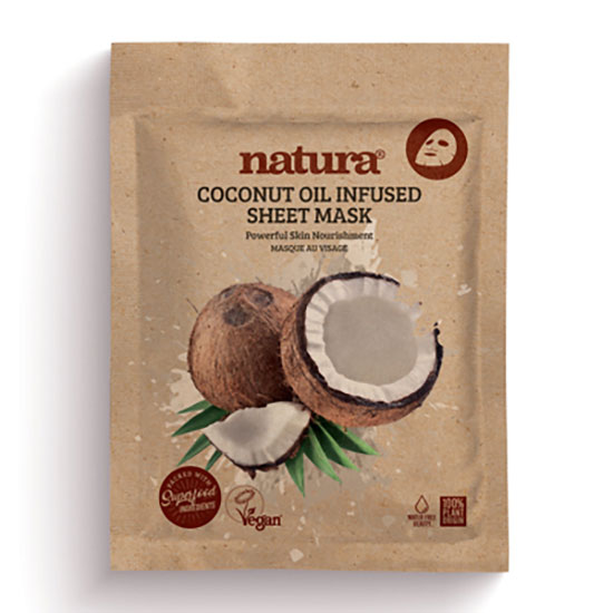 BeautyPro Natura COCONUT OIL INFUSED SHEET MASK