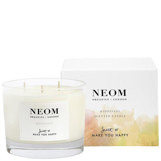 Neom Organics Happiness Scented 3 Wick Candle