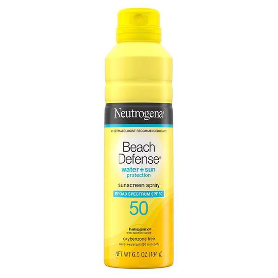 Neutrogena Beach Defense Spray Body Sunscreen SPF 50 6 oz