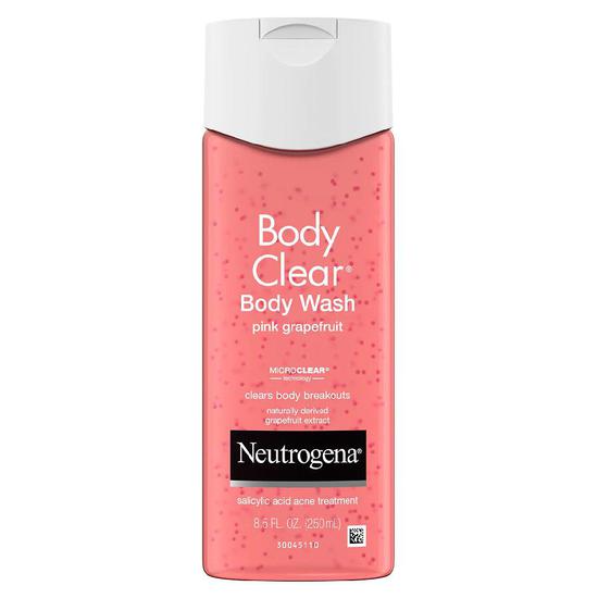 Neutrogena Body Clear Pink Grapefruit Salicylic Acid Acne Treatment Body Wash
