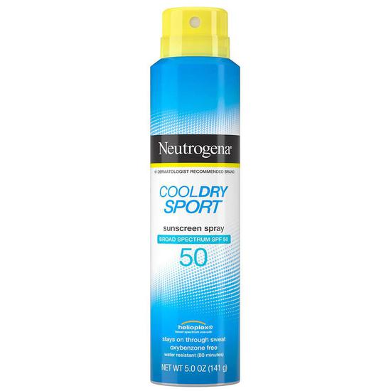 Neutrogena Cooldry Sport Water-Resistant Sunscreen Spray SPF 50 5 oz