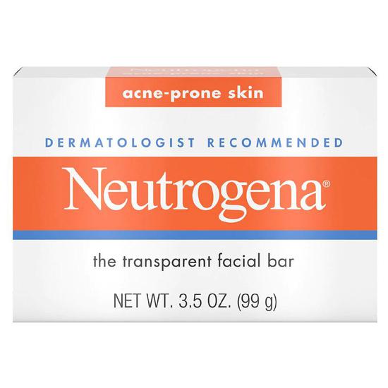 Neutrogena Glycerin Soap Bar For Acne-Prone Skin 3 oz