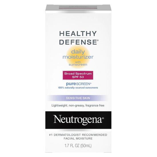 Neutrogena Healthy Defense Daily Moisturizer SPF 50 For Sensitive Skin 2 oz