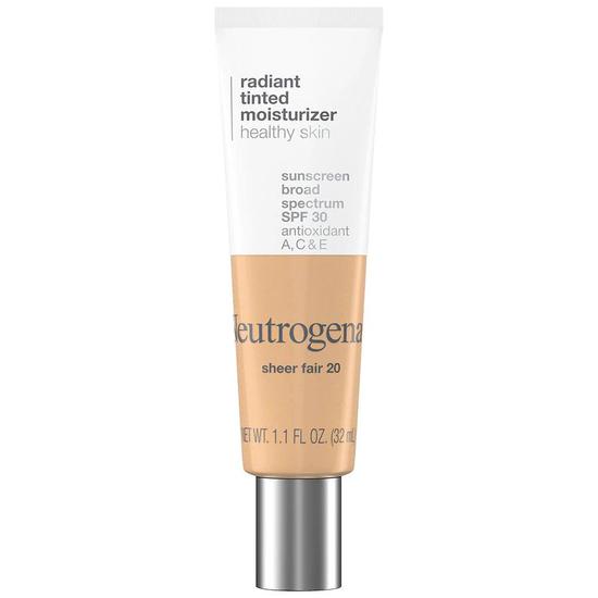 Neutrogena Radiant Tinted Moisturizer Broad Spectrum SPF 30 Sheer Fair 20