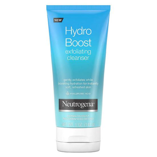 Neutrogena Hydro Boost Daily Gel Cream Exfoliating Cleanser 5 oz