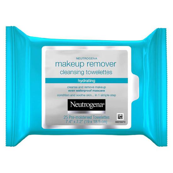 Neutrogena Makeup Remover Cleansing Towelettes - Hydrating x 25