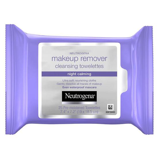 Neutrogena Makeup Remover Cleansing Towelettes - Night Calming 25 Towelettes