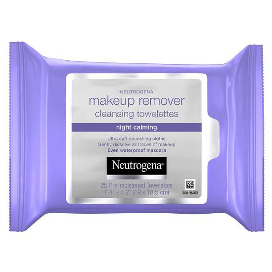 Neutrogena Makeup Remover Cleansing Towelettes - Night Calming 25 Towelettes