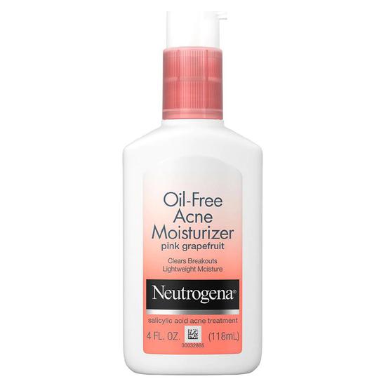 Neutrogena Oil-Free Acne Facial Moisturizer Pink Grapefruit 4 oz