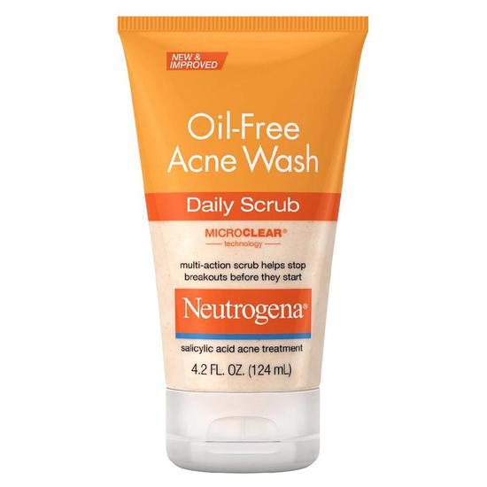 Neutrogena Oil-Free Acne Wash Daily Scrub 4 oz