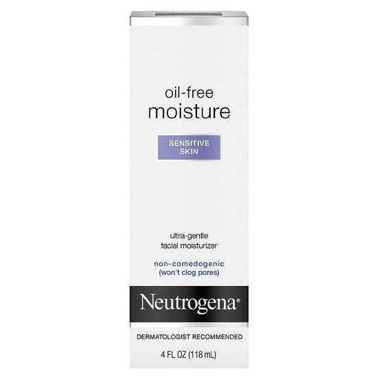 Neutrogena Oil Free Face Moisturizer For Sensitive Skin 4 oz