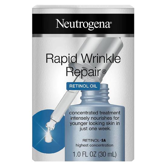 Neutrogena Rapid Wrinkle Repair Anti-Wrinkle 0.3% Retinol Lightweight Facial Oil 1 oz