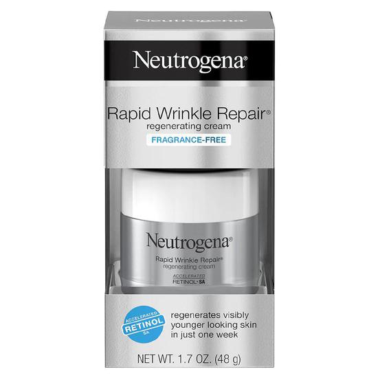 Neutrogena Rapid Wrinkle Repair Regenerating Retinol Cream Fragrance-Free 2 oz