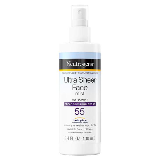 Neutrogena Ultra Sheer Face Mist SPF 55 3 oz