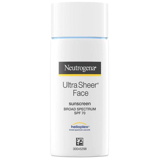 Neutrogena Ultra Sheer Face Sunscreen SPF 70 1 oz