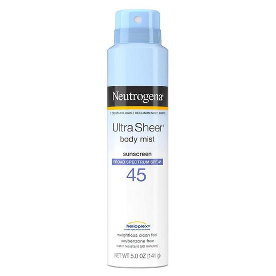 Neutrogena Ultra Sheer Lightweight Sunscreen Spray SPF 45 5 oz