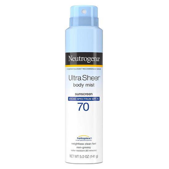 Neutrogena Ultra Sheer Lightweight Sunscreen Spray SPF 70 5 oz
