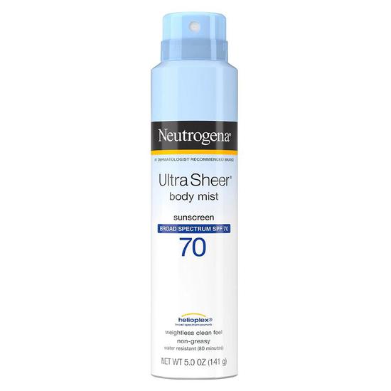 Neutrogena Ultra Sheer Lightweight Sunscreen Spray SPF 70 5 oz