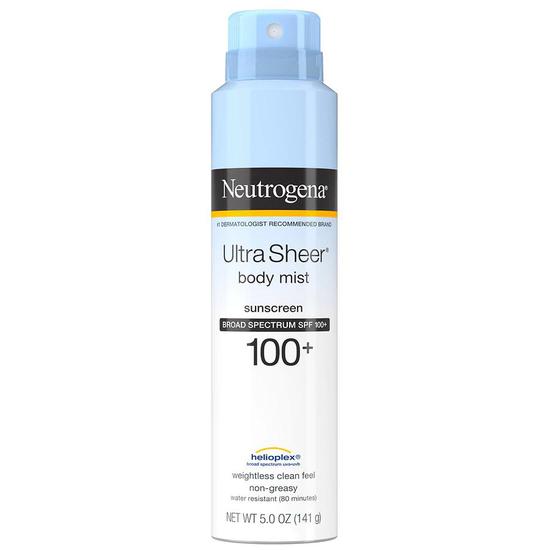 Neutrogena Ultra Sheer Sunscreen Spray SPF 100+ 5 oz