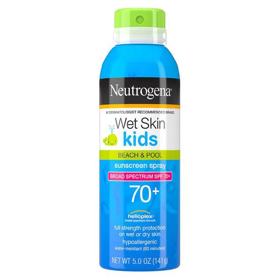 Neutrogena Wet Skin Kids Sunscreen Spray SPF 70+ 5 oz