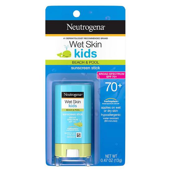 Neutrogena Wet Skin Kids Sunscreen Stick SPF 70 0.5 oz