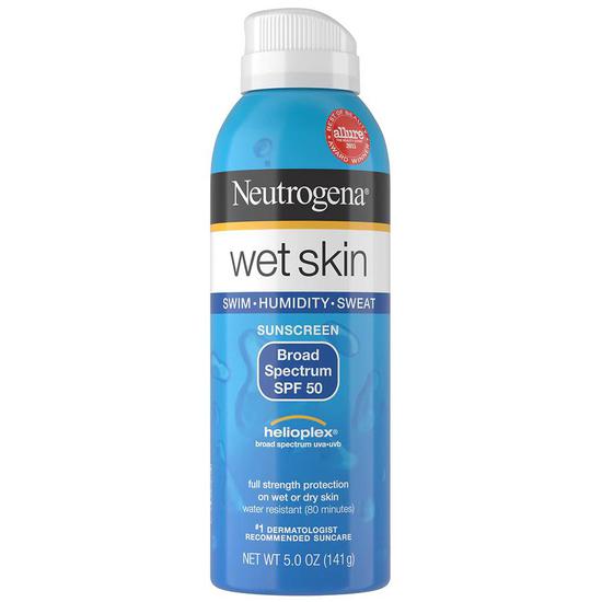 Neutrogena Wet Skin Sunscreen Spray SPF 50 5 oz
