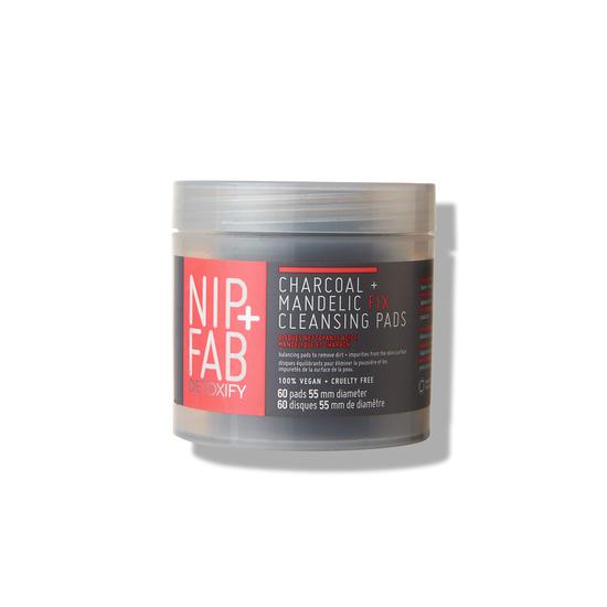 NIP+FAB Charcoal + Mandelic Acid Fix Daily Pads