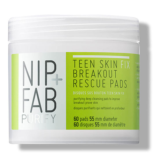 NIP+FAB Teen Skin Fix Breakout Rescue Pads x 60