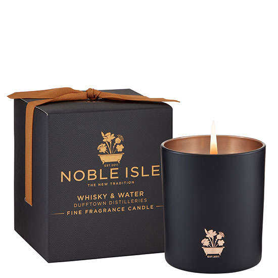 Noble Isle Limited Whiskey & Water Fine Fragrance Candle 7 oz