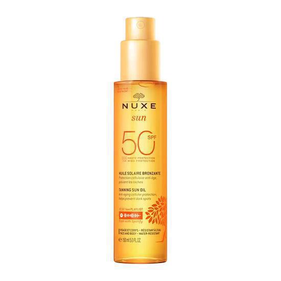 Nuxe Tanning Sun Oil Face & Body SPF 50 5 oz