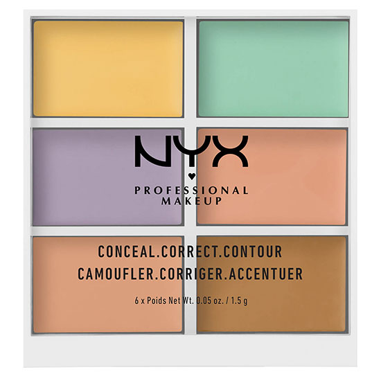 NYX Professional Makeup 3c Palette Color Correcting Concealer