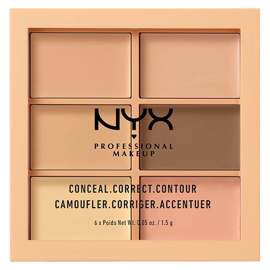 NYX Professional Makeup 3c Palette Conceal, Correct, Contour Light