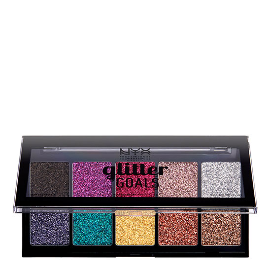 NYX Professional Makeup Glitter Goals Cream Pro Palette Glacier