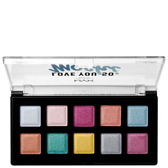 NYX Professional Makeup Love You So Mochi Eyeshadow Palette Electric Pastels