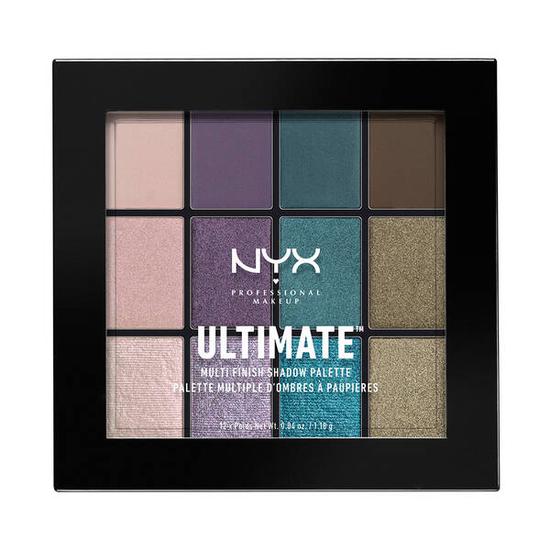 NYX Professional Makeup Ultimate Multi-Finish Shadow Palette Makeup Ultimate Multi-Finish Shadow Palette In Smoke Screen