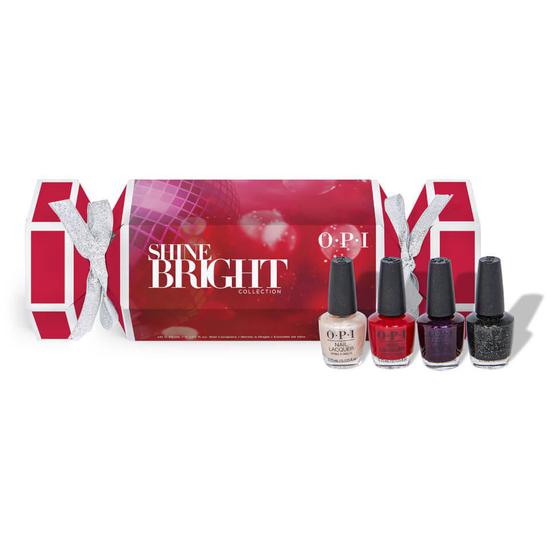 OPI Shine Bright Collection Nail Polish Mini Gift Set 4 x 0.1 oz