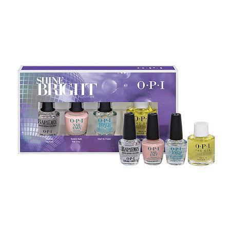 OPI Shine Bright Collection Nail Treatment Mini Gift Set 4 x 0.1 oz