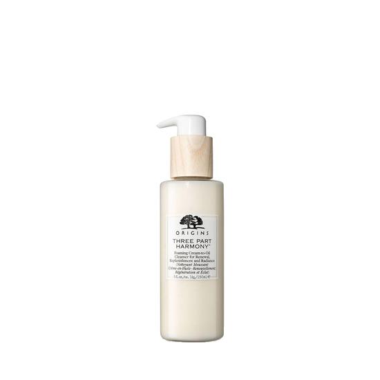Origins Three Part Harmony Foaming Cream To Oil Cleanser 5 oz