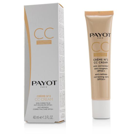 Payot Paris Creme No. 2 CC Cream Anti-Redness Correcting Care SPF 50+ 1 oz