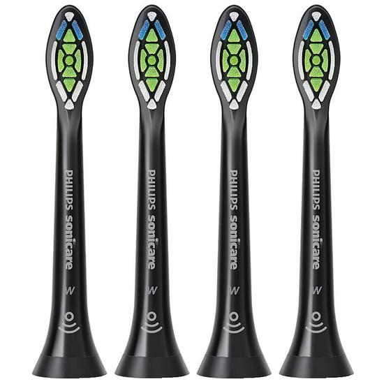 Philips Toothbrush Heads Sonicare W2 Optimal White Standard Sonic Toothbrush Heads White Black 4 HX6064/13