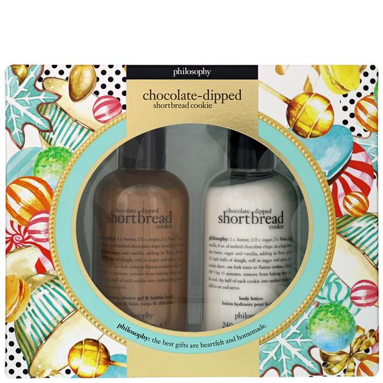 Philosophy Chocolate Dipped Shortbread Cookie Gift Set