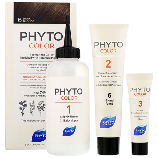 PHYTO Phytocolor New Formula Permanent Color 6.3 Dark Golden Blonde