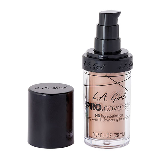 L.A. Girl PRO.Coverage HD Long Wear Illuminating Liquid Foundation Beige