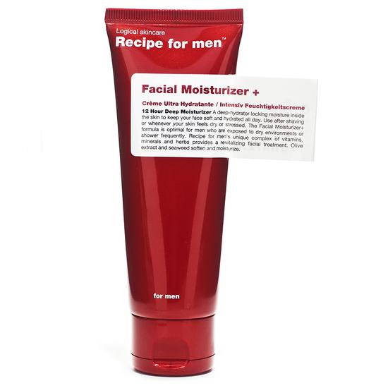 Recipe For Men Facial Moisturizer 3 oz