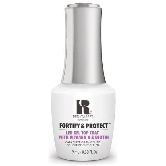 Red Carpet Manicure Fortify & Protect Top Coat LED Gel Polish 0.3 oz