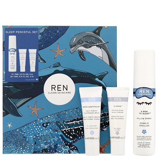 REN Christmas Rosa Centifolia Beauty Sleep Booster Gift Set