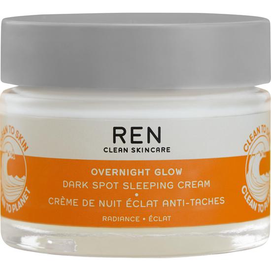 REN Overnight Glow Dark Spot Sleeping Cream 2 oz