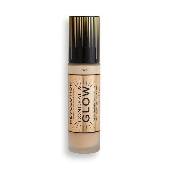 Revolution Conceal & Glow Foundation F0.3