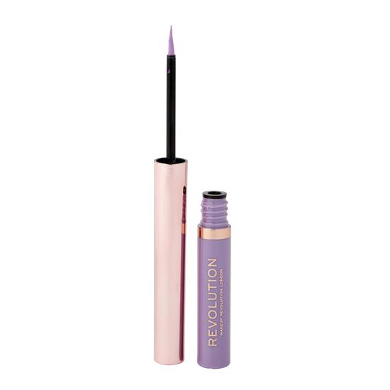 Revolution Neon Heat Colored Liquid Eyeliner Sweet Lilac