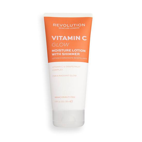 Revolution Skincare Body Skin Care Vitamin C Glow Shimmer Moisture Lotion 200ml